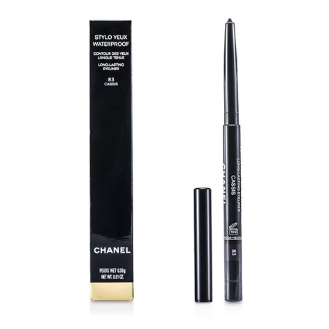 chanel stylo yeux waterproof 83 cassis|best eyeliner colors by chanel.